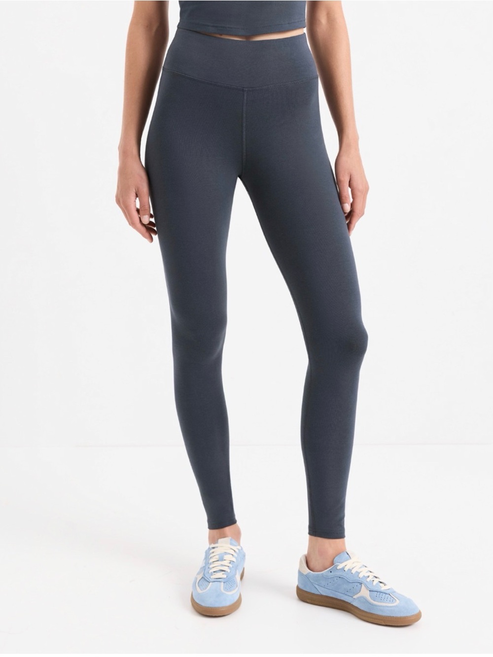Pact Organic On the Go-To Legging - Steel Blue